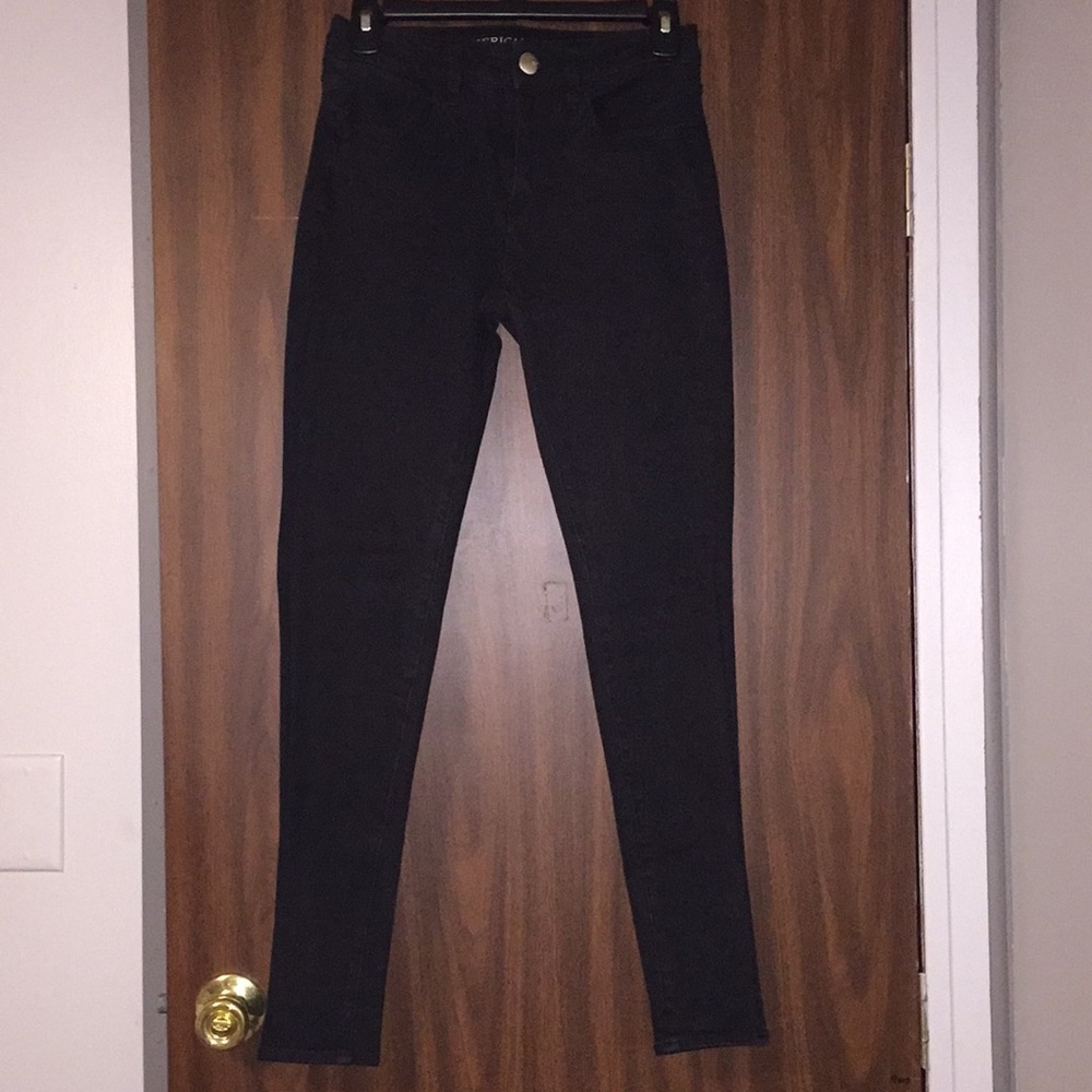 Black High Rise Jeans